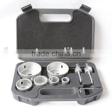 8pc Carbide Coated Hole Saw Set