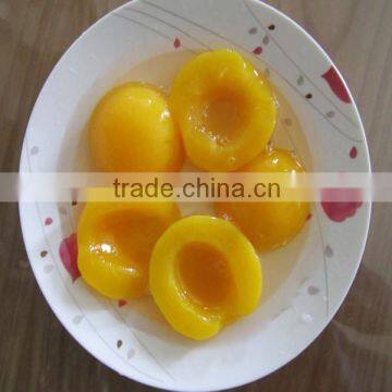 new crop canned yellow peach in light syrup