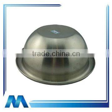 Durable hot stainless steel food container fruit salad bowl