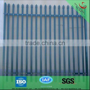 Easy installation Metal security palisade fence from Anping manufacturer