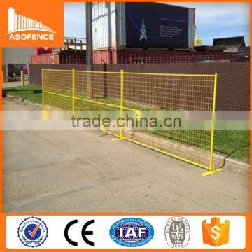 6X9.5ft anti painted canada temporary fence with metal base