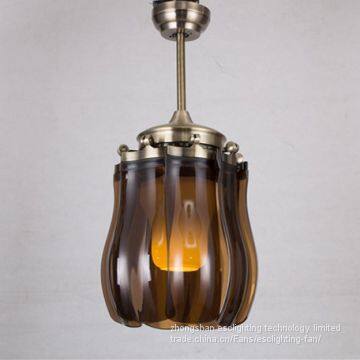 110-240v 70w AC DC Motor 42'' Retractable Ceiling Fan With Lights photo-4