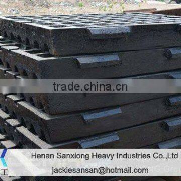 Durable Crushing Parts With Various Types Jaw Plates