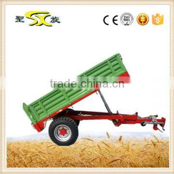 Durable Atv farm trailer with rear hydraulic lifting systems