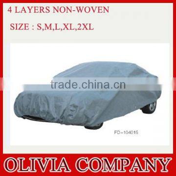 Non woven fabric car cover UV protection waterproof automatic car cover