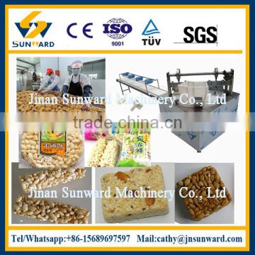 Automatic cereal bar snack food machine/puffed cereal bar process line