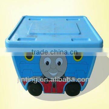 55L COLORFUL BLOW-MOULDING PLASTIC STORAGE BOXES