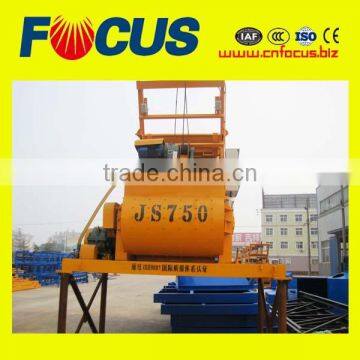 JS750 Twin Shaft Stationary Electric Small Concrete Beton Mixer