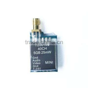 FPV TS5813S 5.8G 25mW 40CH Mini AV Wireless Transmitter For Mini Multicopter QAV250