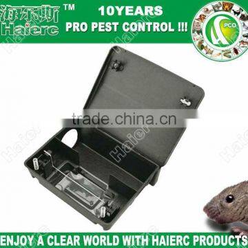 Haierc Manufacturer Multi Catch Mouse Trap Plastic Control Box Plastic Mouse Rat Rodent Bait Station HC16228 photo-2