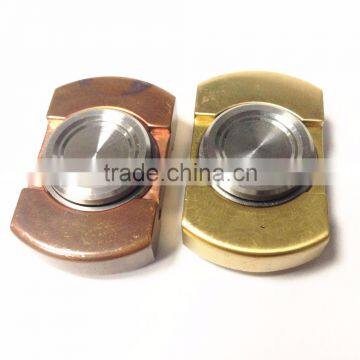 New Type Square Hand Spinner Brass Metal Fidget Toy photo-3