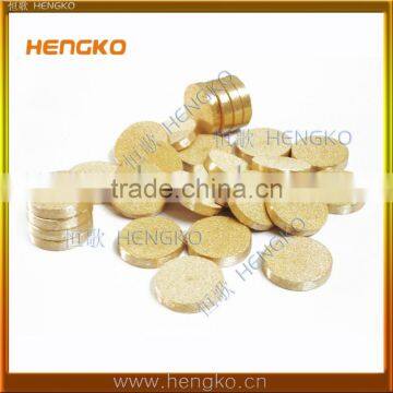 Granule Powder Micron Porous Brass Sintered Bronze Filter Disc