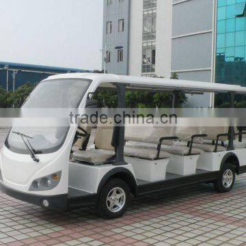 Suitable Price 11 Seater Beautiful Design Sightseeing Car Electric Shuttle Bus photo-4