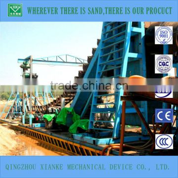 150cbm/h Working Capacity Gold Panning Dredger For Sale