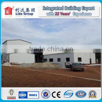 Steel Frame Flat Roof Structure Building photo-2