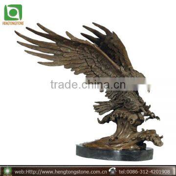 Bronze Black-eared Kite Statue