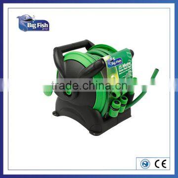 Compact hose reel set 15m/Garden Hose/ hose reel/water hose/Robust self assembly/snap