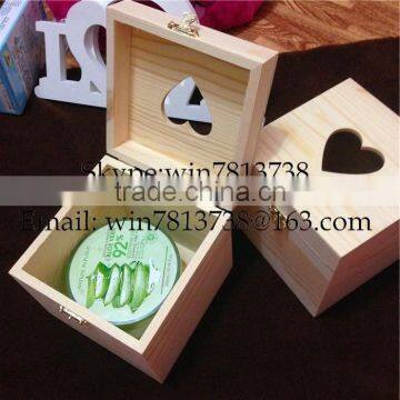 Decorated Solid Pine Wood Box With Lids and Lock High Quality Unfinished Wood Gift Boxes Pine wood Blanket Box Storage Box