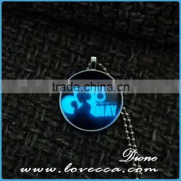 Latest Designs in Stock Fashion Glow in Dark Luminous Necklace Glowing Necklaces photo-3