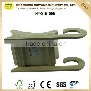 FSC Custom Unfinished Wooden Slade Decoration Wholesale photo-2