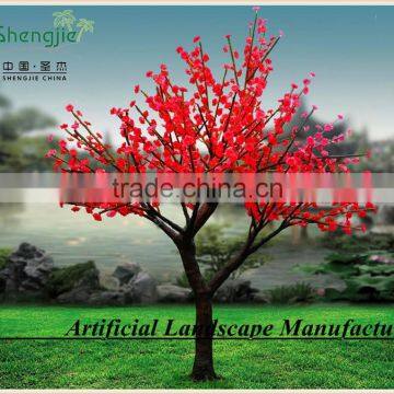 3M red color peach blossom tree brightness led trees for christmas,wedding,party decoration