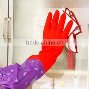 Warm Household Cleaning Gloves/long Latex Gloves for Washing the Dishes and Clothes photo-2