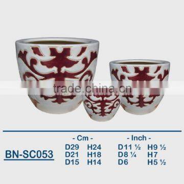 Vietnamese Ceramic Indoor Pot/ Indoor Planter BN-SC053