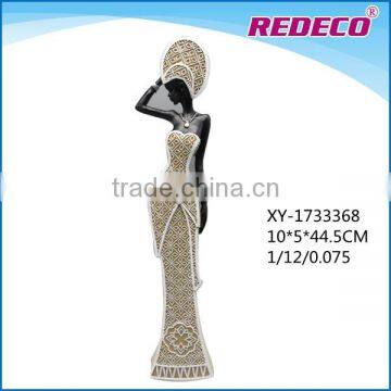 2017 Canton Fair new designs black woman xxx theme custome figurine