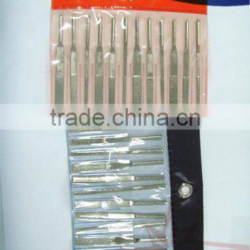 Diamond needle Files with 4 different GRITS