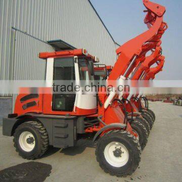 wheel loader with ROPS cabin