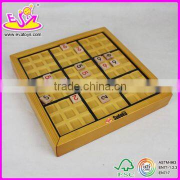 Hot new product for 2015 wooden sudoku toy for kids,Educational toy wooden toy sudoku,Wooden Deluxe Sudoku Board Game W11A014