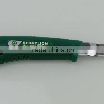 BERRYLION ABS 18mm blade cheap price cutting knife with blister packing