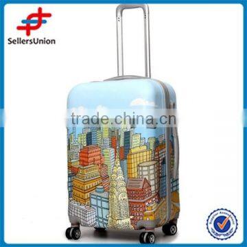 HOT SALE CHEAP PS LUGGAGE 3 PCS PER SET New & York city DESIGN
