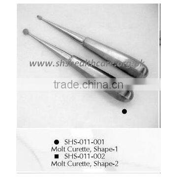 Molt Curette, Shape-1