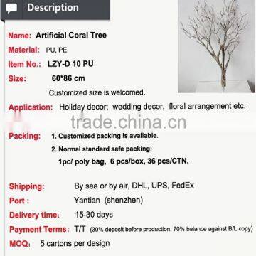 Coral Branch Trunk Without Leaves Dry Tree Branches Trunk for Home or Weeding Decoration photo-5