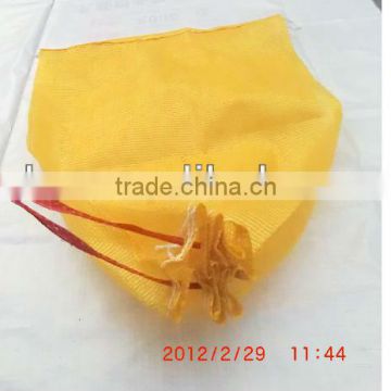 Customized lemon plastic mesh bag for sale