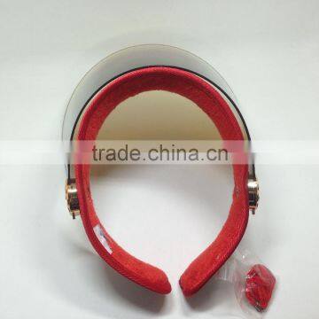 2017 Wholesale Promotional PVC Empty Hat Red uv Protection Caps photo-5