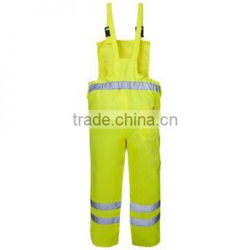 Hi Vis Poly Cotton Bib Trousers Workwear photo-3
