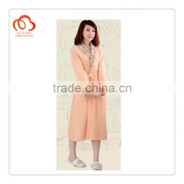 Ladies bathrobe in Orange color beautiful warehouse in stock