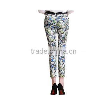 Direct Factory Skinny Spandex/cotton Printed Jean Pants for Girls photo-3