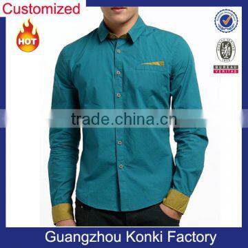 High quality mens long sleeve dri fit linen shirts