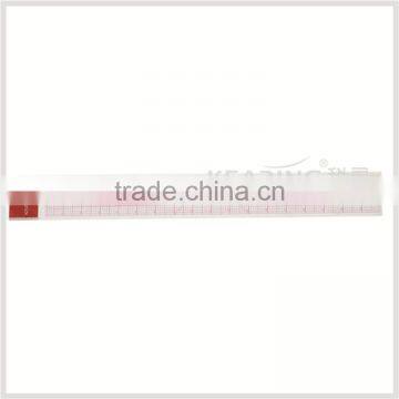 Kearing Brand 1.2mm PVC flexible sandwich printing quilting ruler for fashion design measurement 2"*18" #8085