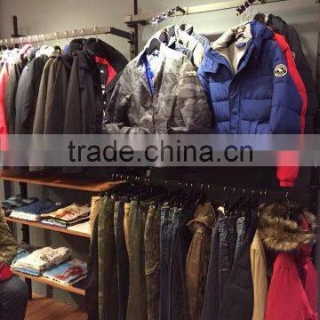 Metal Black Powder Coated Clothingshop Display Rack Wall Mounted photo-3