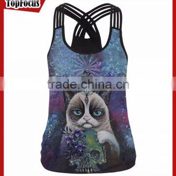 Wholesale Stock Sportswear For Women Zumba Yoga Fitness Tank Top photo-3