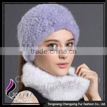 CX-E-39D Wholesale New Design Fashion Girls Mink Fur Hair Accessories photo-4