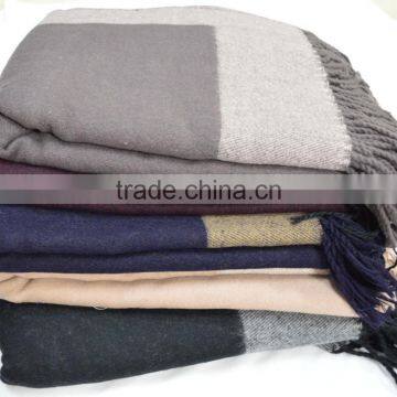 Fashion Classic Large Square Fringes Jacquard Winter Lady Shawl photo-6