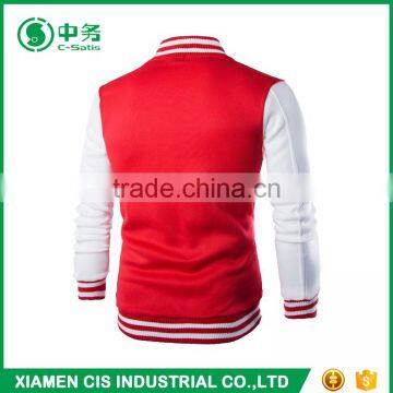Hot Sale Custom Made Multi Color Stand Collar High School Unisex Varsity Jacket photo-6