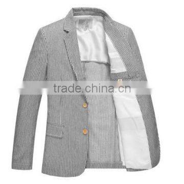 Blazer Mens Casual Suits Plain Weave Fabric Little Shining Men's Jacket Tailored Male photo-6