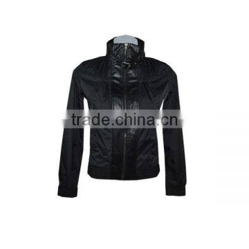 Fashion Spring Women Nylon and Pu Leather Jackets photo-2
