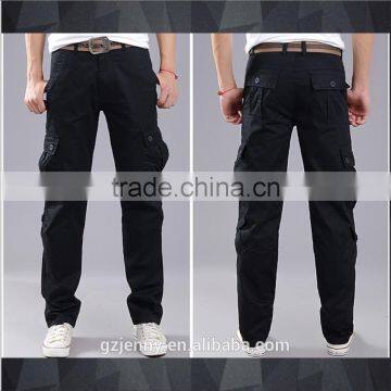 Wholesale Men Leisure High Quality Trousers With Side Pocket Workwear Style Cargo Pants photo-3